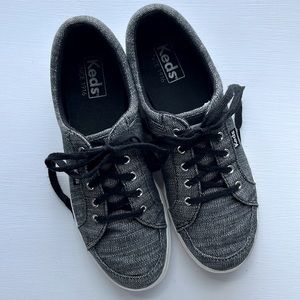 🌻 Keds Tour Black Denim Twill Sneakers